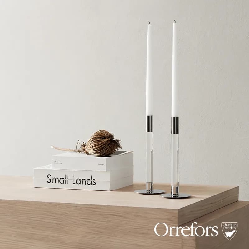 Orrefors – Lumiere 2-pack ljusstakar