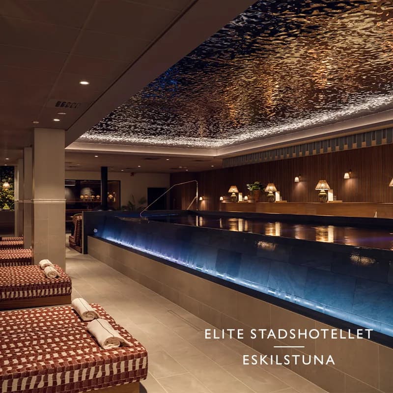 Spadygn på Elite Stadshotellet Eskilstuna inkl rum samt 3-rättersmiddag