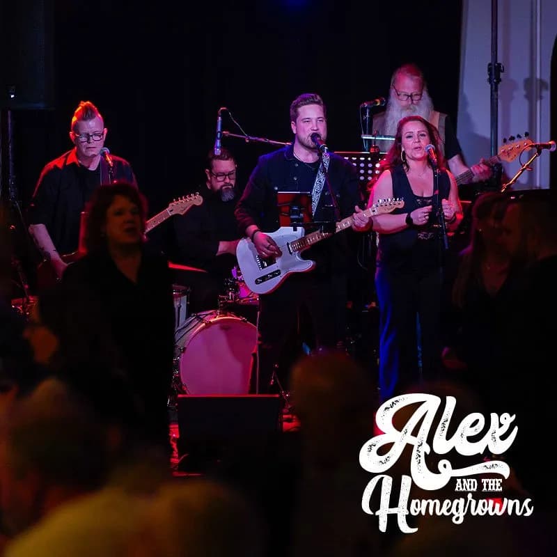 Alex and the Homegrowns – 2 timmar med partyband inkl. ljud och ljus